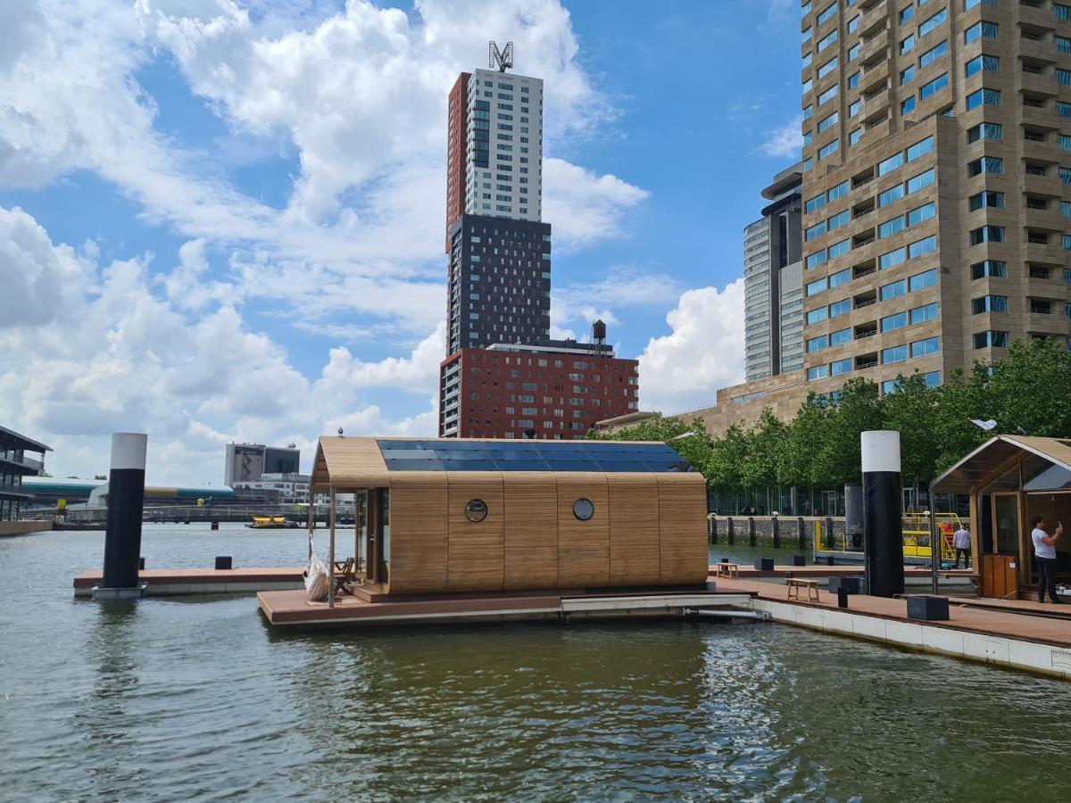 הוילה Wikkelboat Nr1 At Floating Rotterdam Rijnhaven מראה חיצוני תמונה