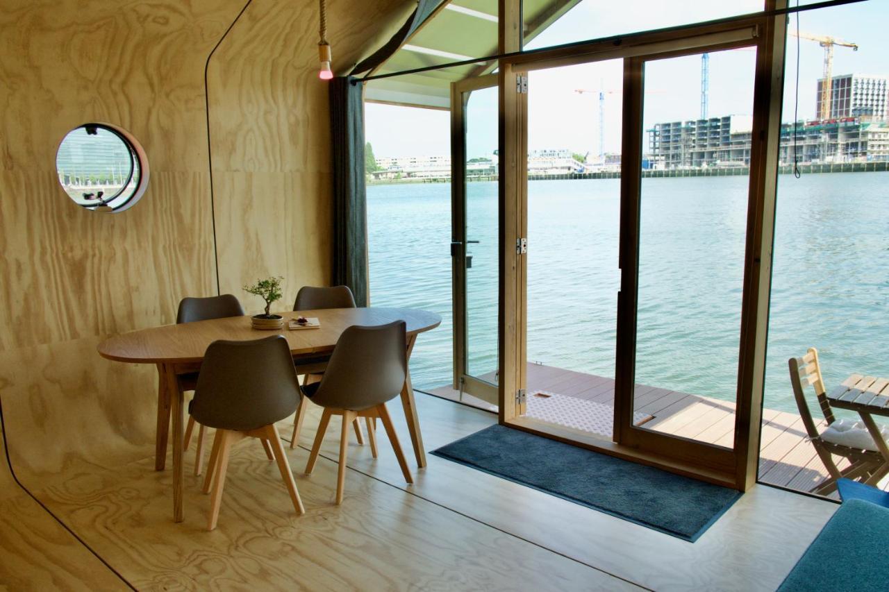 הוילה Wikkelboat Nr1 At Floating Rotterdam Rijnhaven מראה חיצוני תמונה